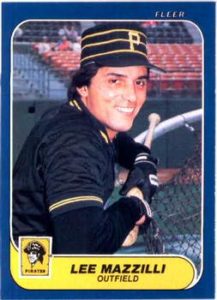 Lee Mazzilli 1986 Fleer baseball card