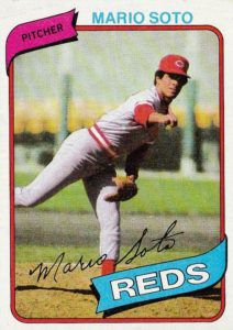 Mario Soto 1980 Baseball card
