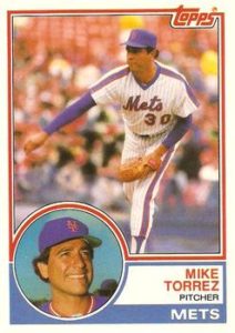 Mike Torrez 1983 Topps baseball card