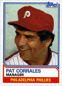 Pat Corrales 1983 baseball card