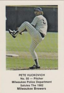 Pete Vuckovich 1982 Police