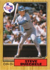 Steve Buechele 1987 baseball card