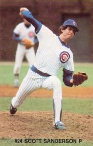 Scott Sanderson 1984 7-Up Baseball Card