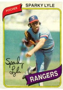 Sparky Lyle 1980 Topps Baseball Card