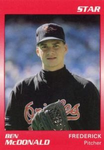 Ben McDonald 1989 minor league baseball card