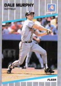 Dale Murphy 1989 Fleer Baseball Card