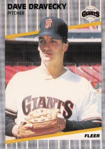 Dave Dravecky 1989 Fleer Baseball Card