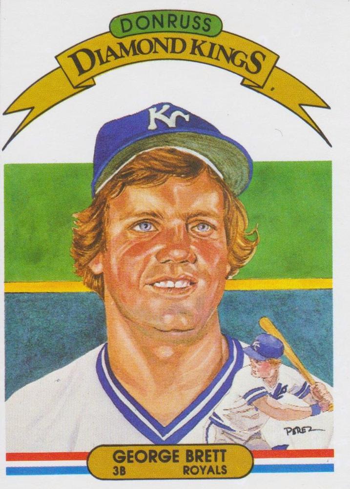 George Brett 1982 Donruss Diamond Kings baseball card