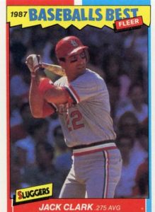 Jack Clark 1987 Fleer Baseball Card