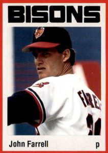 John Farrell 1987 minor league baseball card