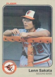 Lenn Sakata 1983 Fleer baseball card