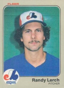 Randy Lerch 1983 Fleer baseball card