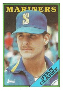 Stan Clarke 1988 Topps Baseball Card
