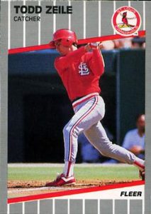 Todd Zeile 1989 Fleer baseball card