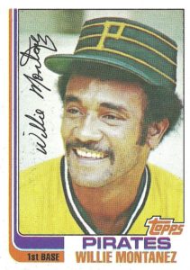 Willie Montanez 1982 Topps baseball card
