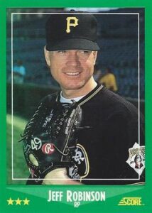 Jeff Robinson 1988 Score Baseball Card