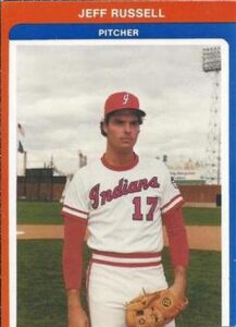 Jeff Russell 1983 minor league baseball card