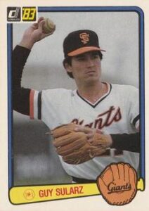 Guy Sularz 1983 Donruss Baseball Card