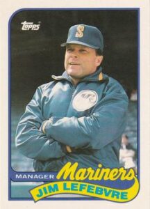Jim Lefebvre 1989 Topps Baseball Card