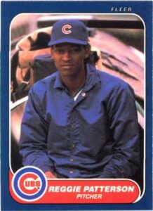 Reggie Patterson 1986 Fleer Baseball Card