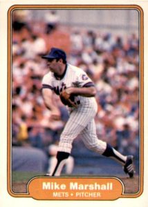 Mike Marshall 1982 Fleer baseball card