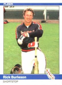 Rick Burleson 1984 Fleer Baseball Card