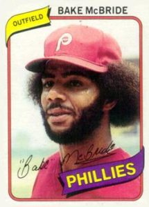 Bake McBride 1980 Topps Baseball Card