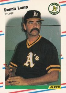 Dennis Lamp 1988 fleer baseball card