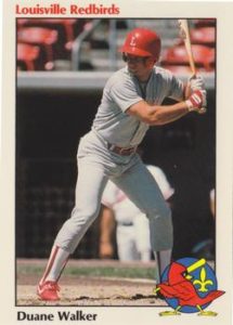 Duane Walker 1988 minor league baseball card