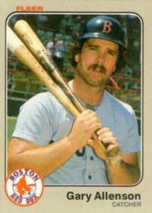 Gary Allenson 1983 Fleer baseball card