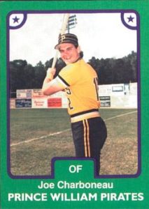 Joe Charboneau minor league baseball card