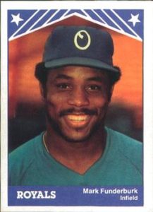 Mark Funderburk 1983 minor league baseball card