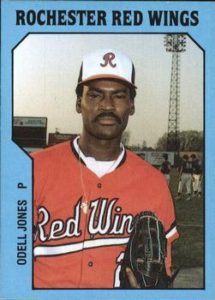 Odell Jones 1985 minor league baseball card