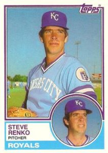 Steve Renko 1983 Topps Traded Baseball Card