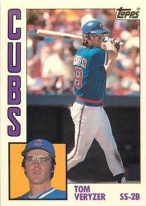 Tom Veryzer 1984 Topps Baseball Card