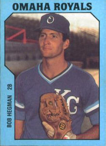 Bob Hegman 1985 minor league baseball card