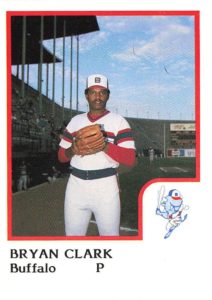 Bryan Clark 1986 minor league baseball card