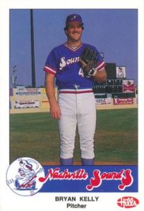 Bryan Kelly 1986 minor league baseball card