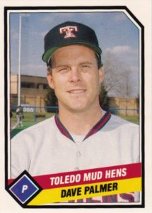 David Palmer 1989 minor league baseball card
