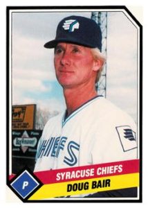 Doug Bair 1989 minor league baseball card