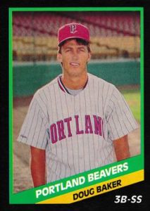 Doug Baker 1988 minor league baseball card
