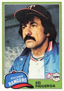 Ed Figueroa 1981 Topps Baseball Card