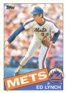 Ed Lynch 1985 Topps Baseball Card