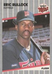 Eric Bullock 1989 Fleer baseball card