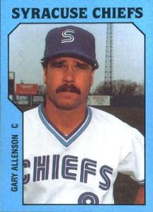 Gary Allenson 1985 minor league baseball card