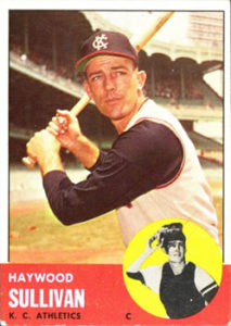 Haywood Sullivan 1963 Topps Baseball Card