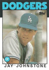 Jay Johnstone 1986 Topps Baseball Card