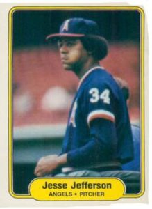 Jesse Jefferson 1982 Fleer Baseball Card