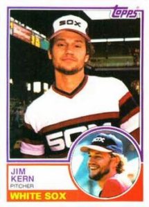 Jim Kern 1983 Topps baseball card