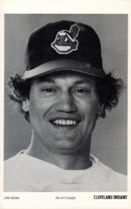 Jim Kern 1986 Indians baseball card
